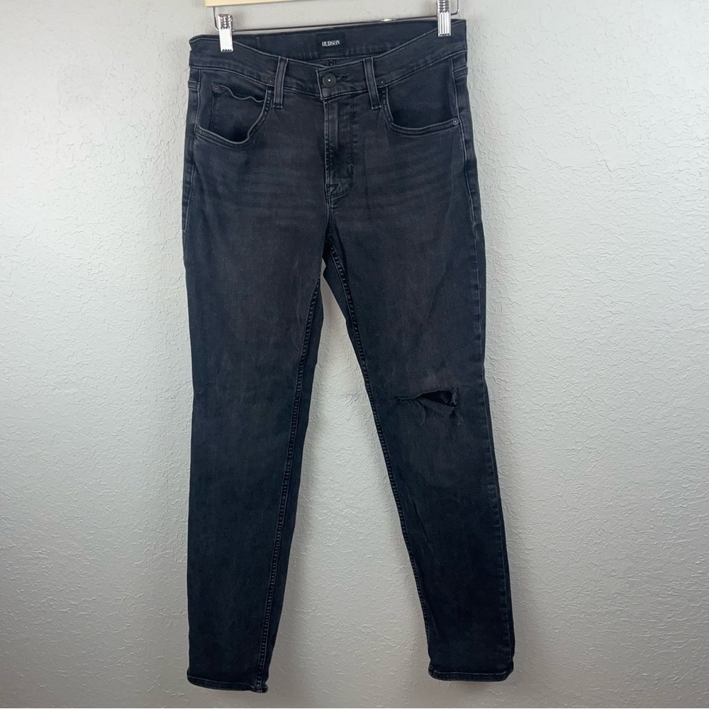 HUDSON MENS Blake Slim Straight Jean WASHED SIZE 31